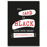 This Card Is Black Like Your Heart